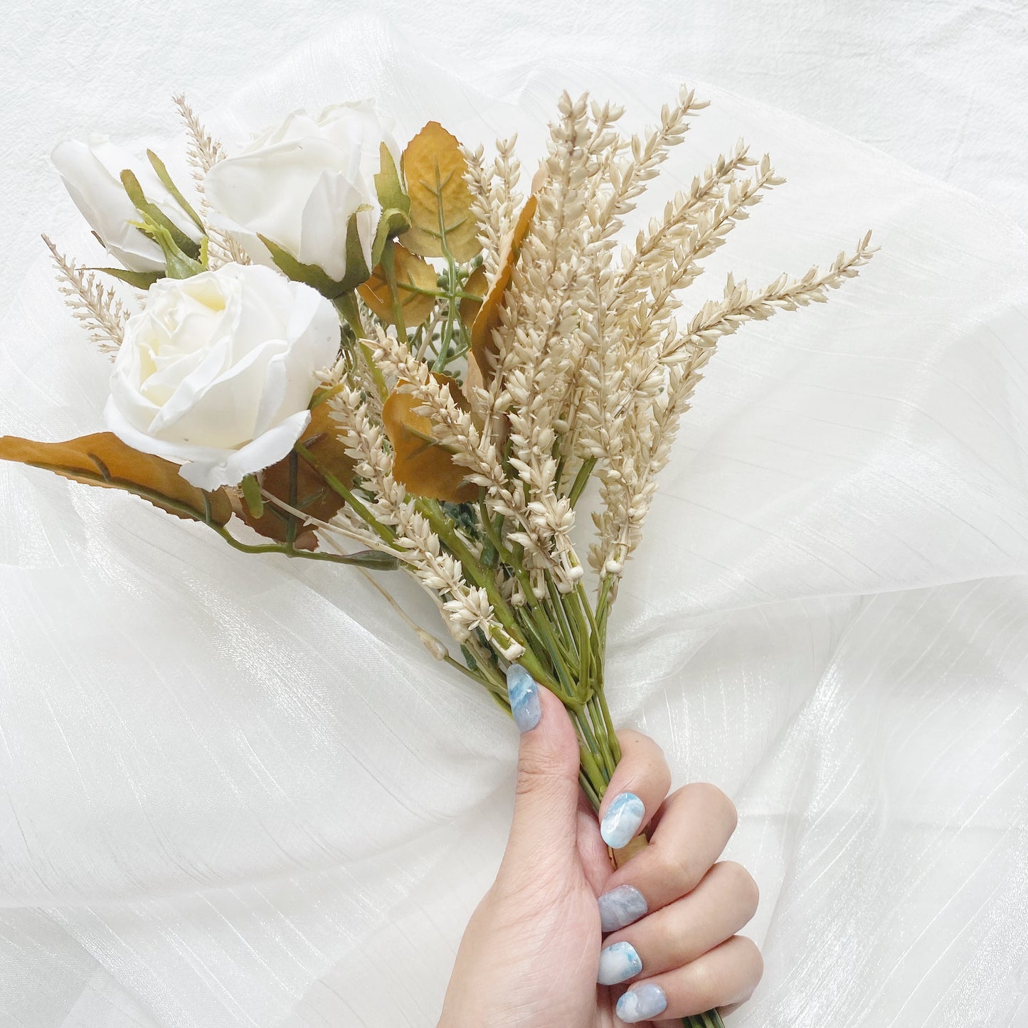 海洋藍浪花甲片(可重用)