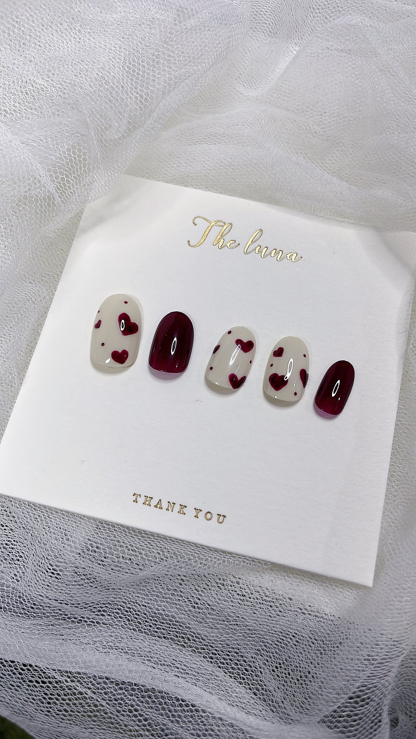 酒紅❤️心醉🍷(可重用)