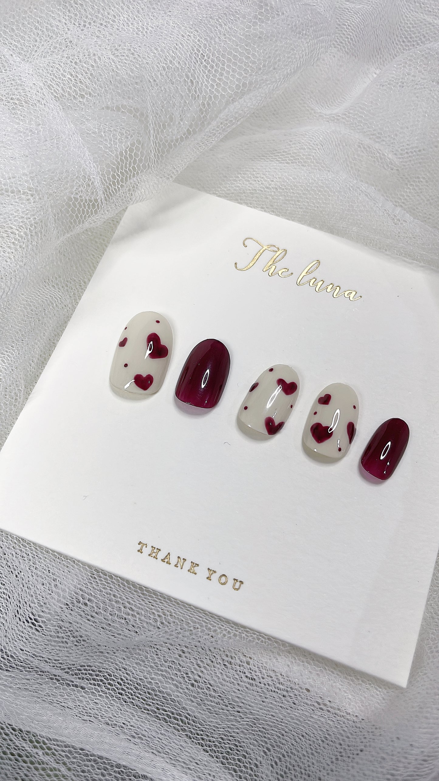 酒紅❤️心醉🍷(可重用)