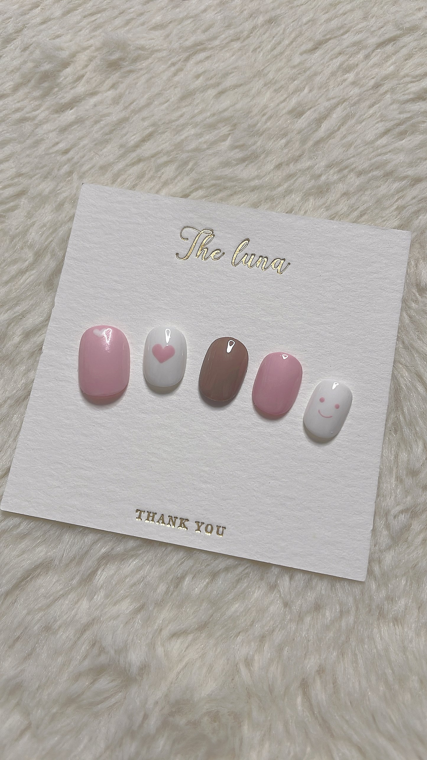 粉紅笑臉心💕(可重用)