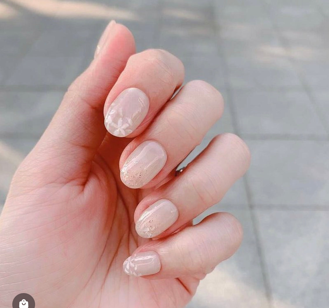 裸色氣質系列甲片(可重用)