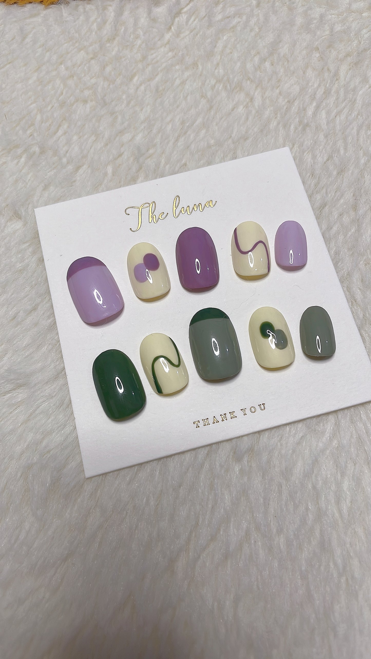 隨意簡約款（紫色/綠色）(可重用)